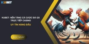 Kubet: Nền tảng cá cược đá gà trực tiếp casino uy tín hàng đầu