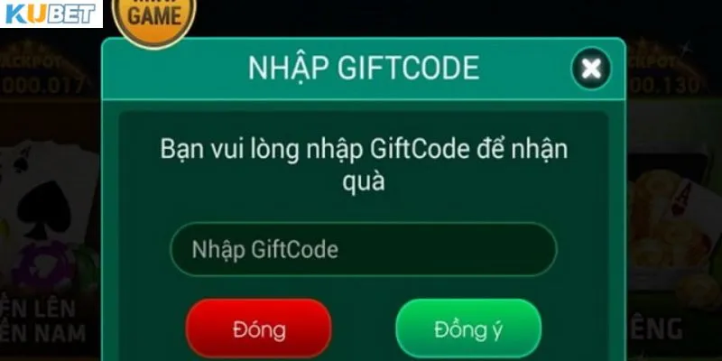 Nhận giftcode đổi thưởng khủng